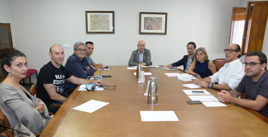 Reunión de trabajo en la Universidad de Salamanca